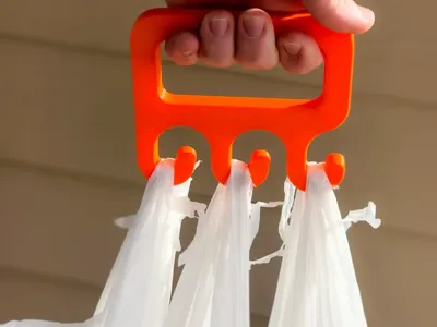3 Hook Bag Holder