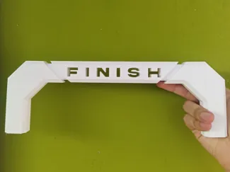 Meta de carrera para carros RC