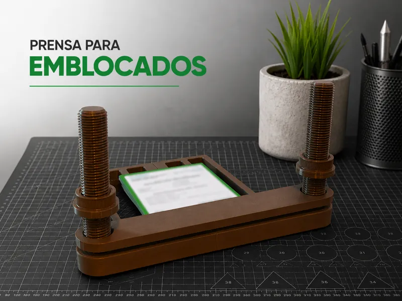 Prensa para emblocados