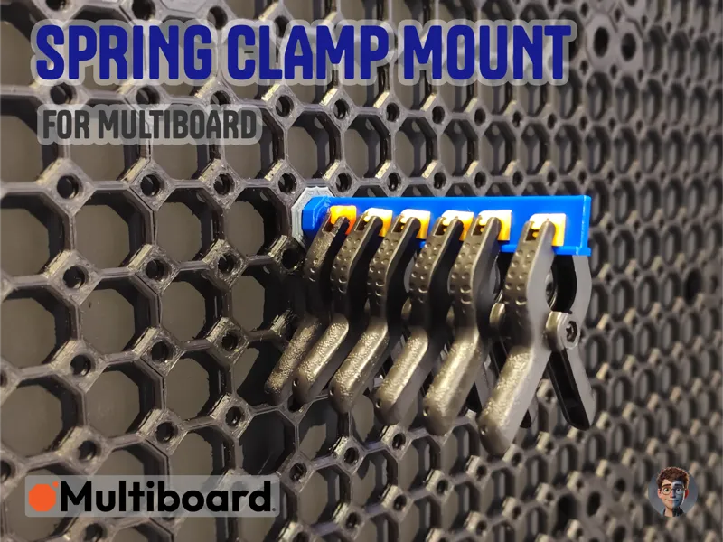 Multiboard Spring Clamp Holder