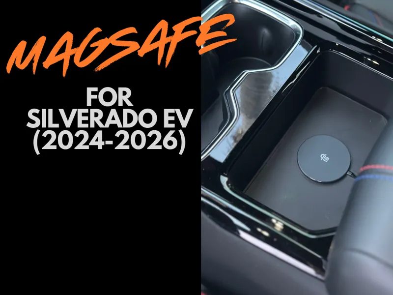 Silverado 2024 EV center console MAGSAFE insert