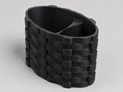 Wave Toothbrush and Paste Holder