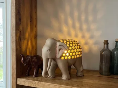 Elephant Tealight 