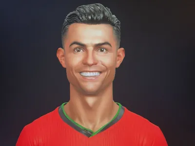 Bust of Cristiano Ronaldo 7  