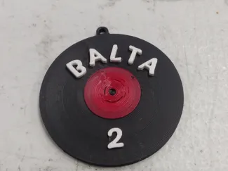 llavero de disco