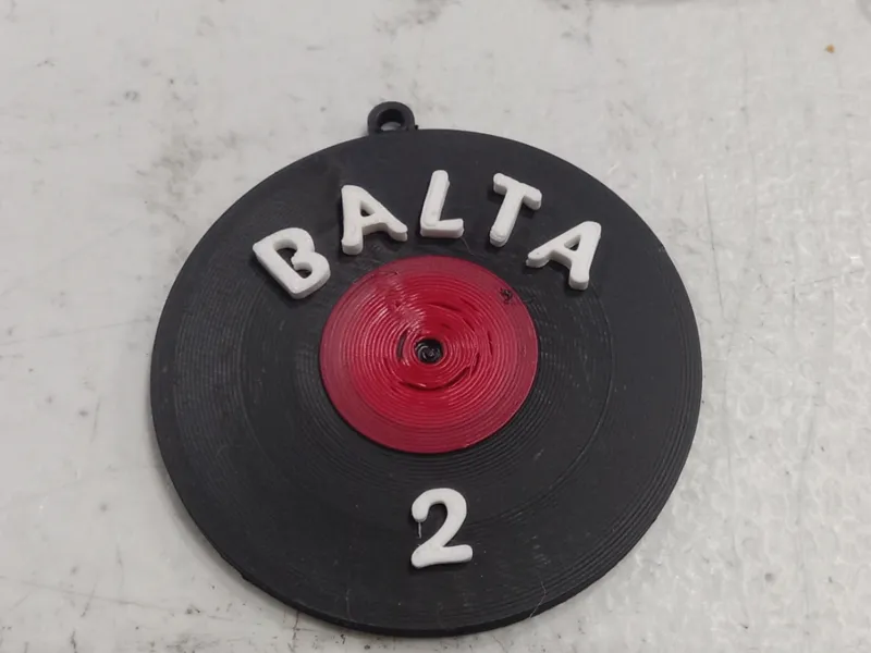 llavero de disco