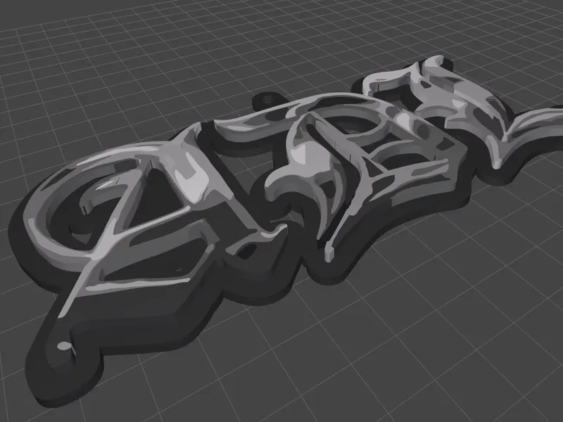 Yeat ADL Logo Keychain