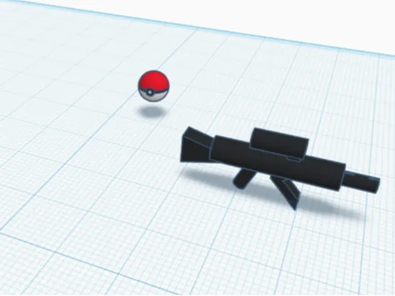 star wars blaster and pokeball