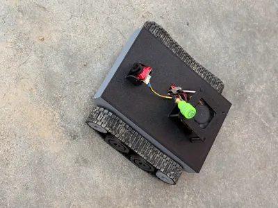 Tank track chassis