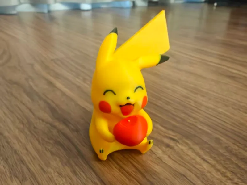 3D打印潮玩黄色闪电皮卡丘