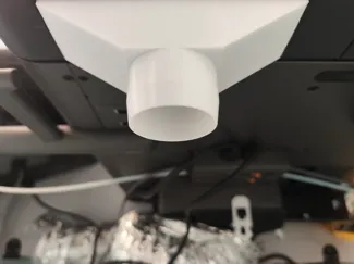 X2D增高架_40mm通风管接口