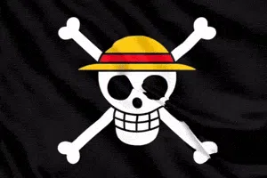 One Piece Pirate Flag GIF