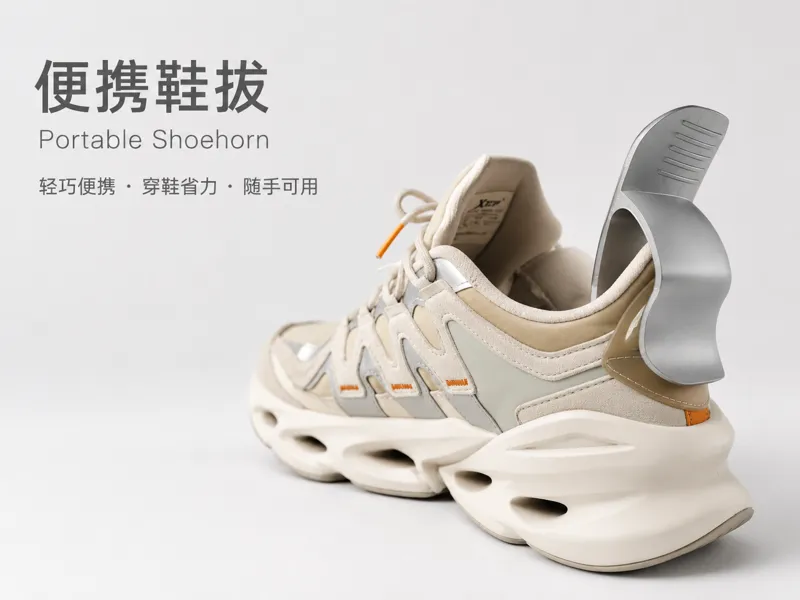便携夹扣鞋拔｜一体打印