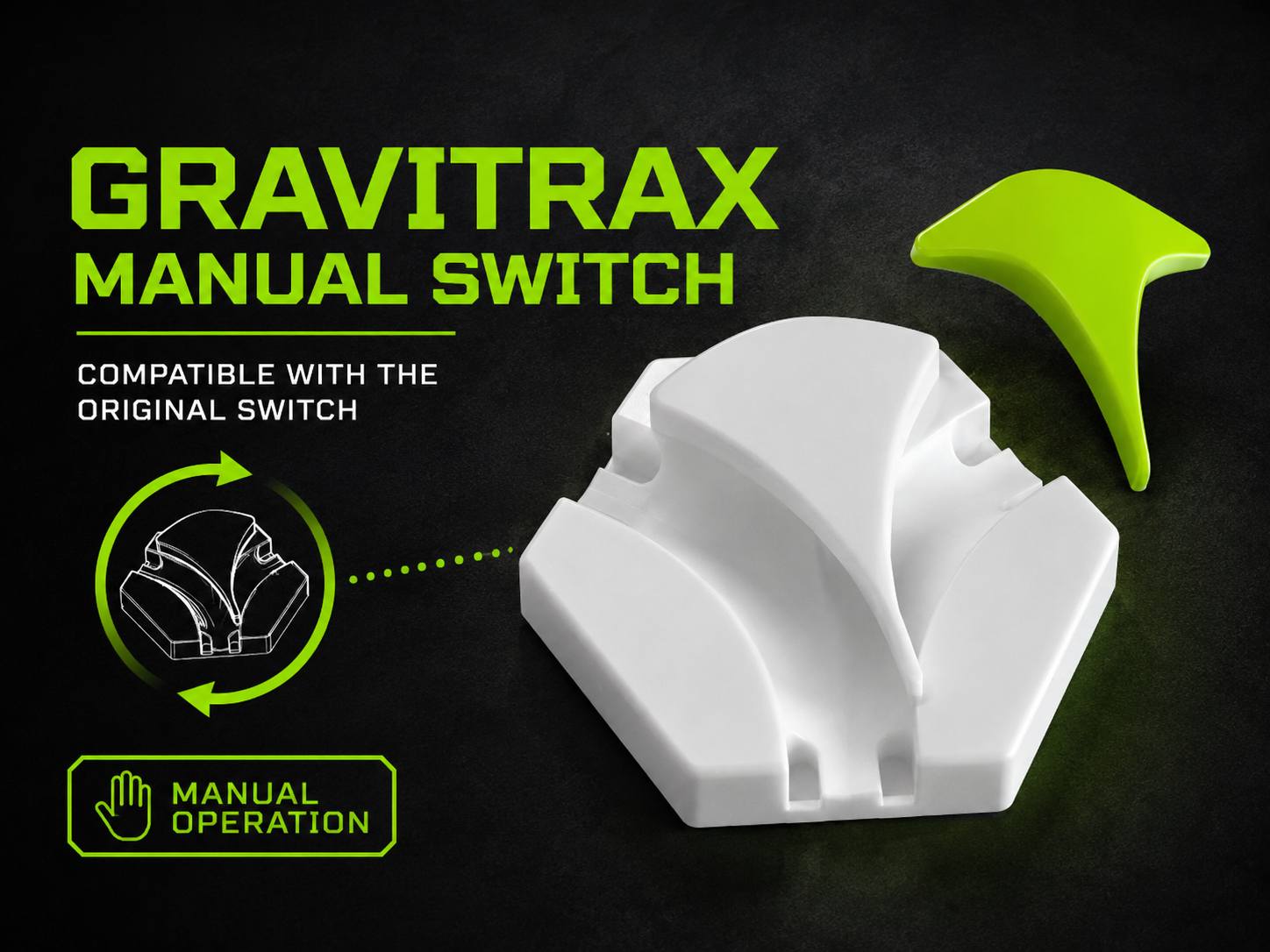 GraviTrax MANUAL Switch-Compatible to the Original