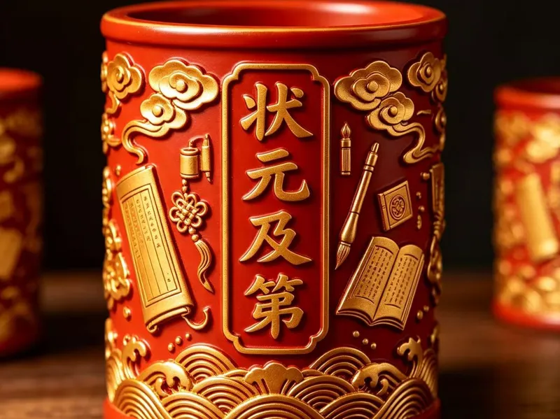 状元及第 笔筒 无需AMS
