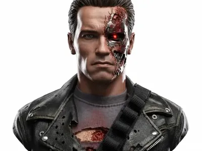 Terminator bust