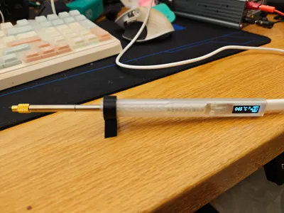 Portable Soldering Iron Holder - Adjustable Opening Design
