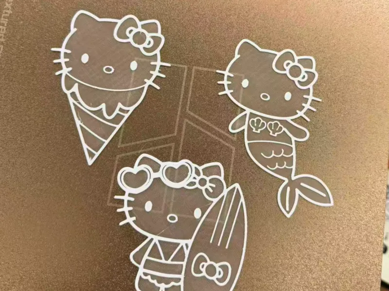 HelloKitty仿欧根纱书签 3.0 夏日风格