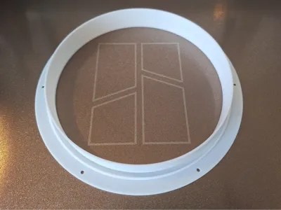 Parametric adapter flange for Comfee AC hose mod