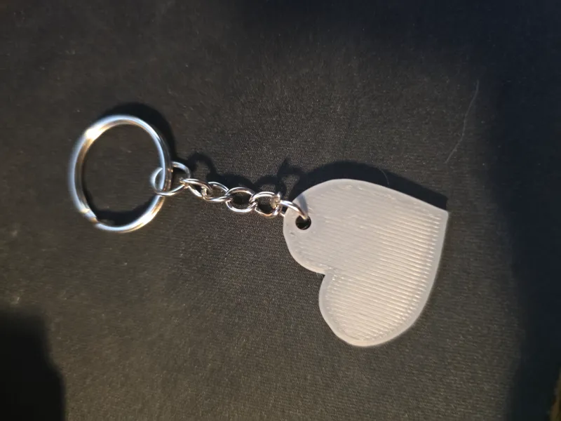 heart keychain