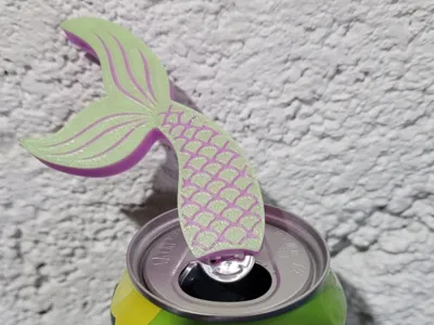 Mermaid Tail Nail Saver Can Opener/Tab Lifter