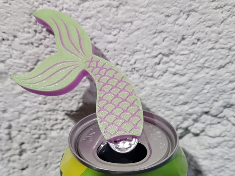 Mermaid Tail Nail Saver Can Opener/Tab Lifter