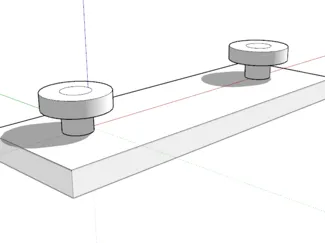 template for tapo c200c camera mounting