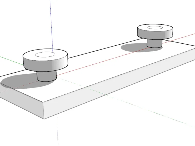 template for tapo c200c camera mounting