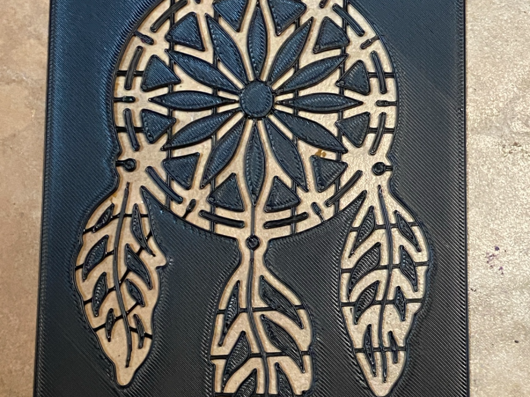 Feather Dream Catcher Stencil