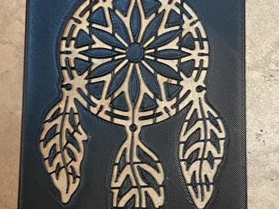 Feather Dream Catcher Stencil