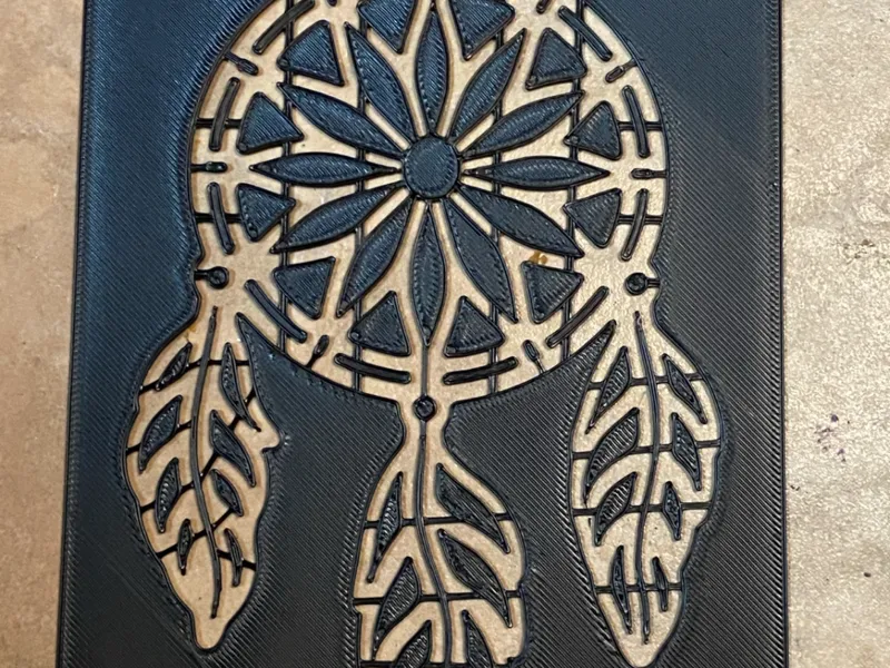 Feather Dream Catcher Stencil