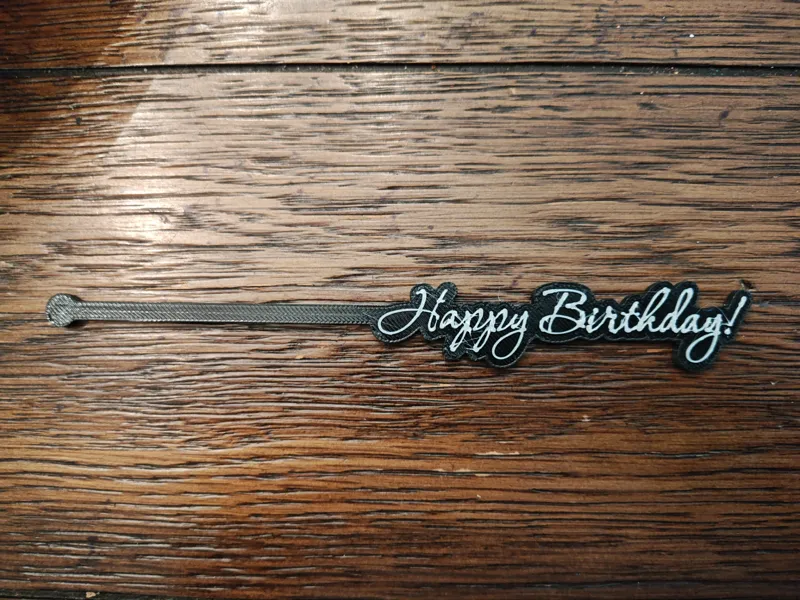 Happy Birthday Drink Stirrers 