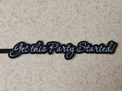 "Get This Party Started" Drink Stirrers