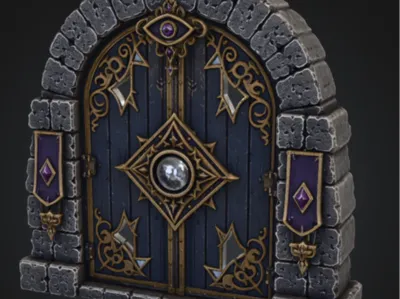 Double Dungeon Gate - Wizard's Gate