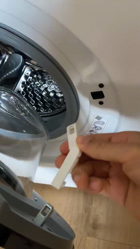 Washing machine opener clamp