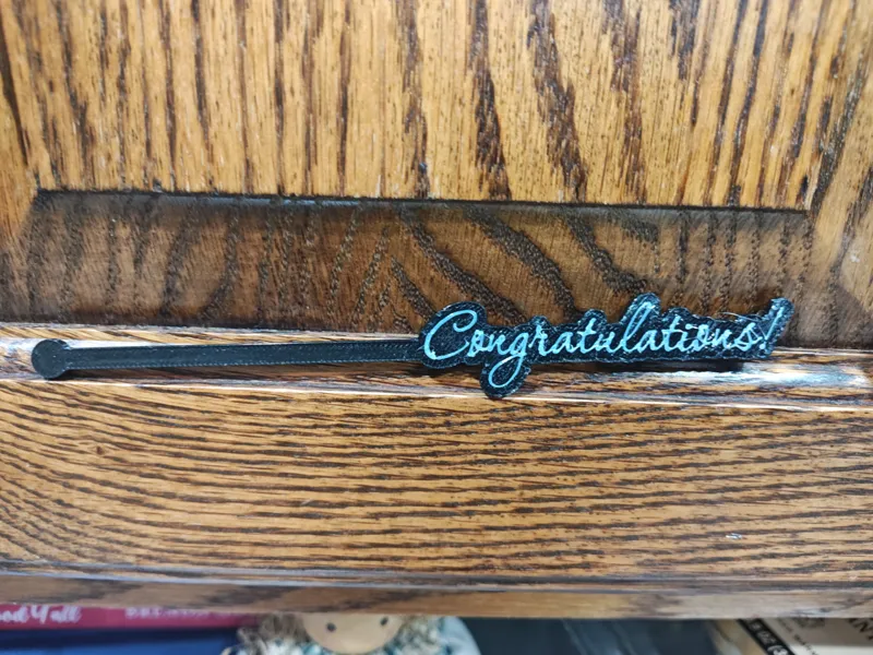 "Congratulations!" Drink Stirrers