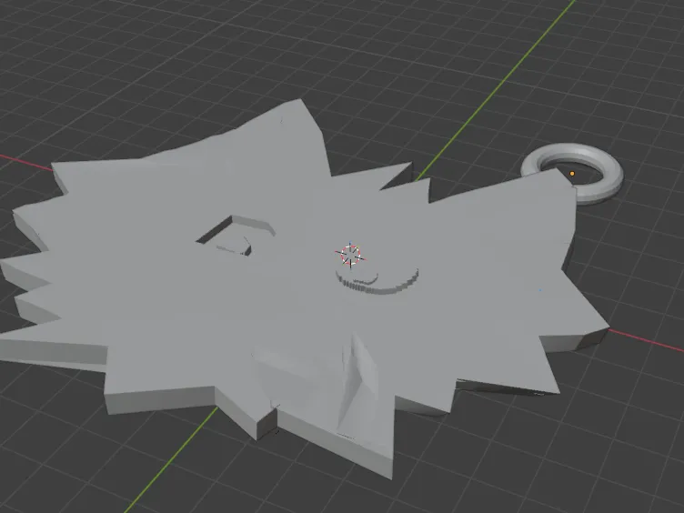 Kitty Head Keychain