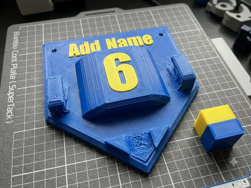 Add name and number 