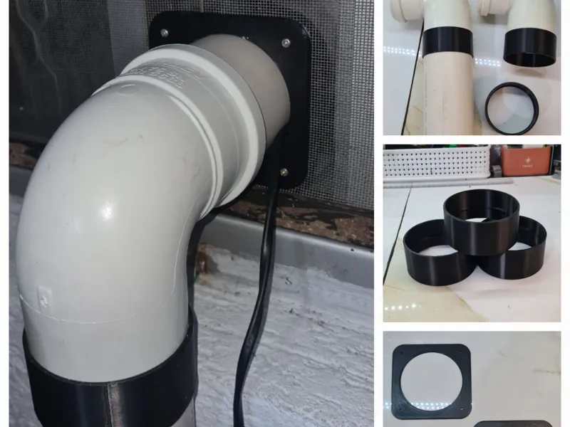 Flange + Luva de Tubo (75mm)