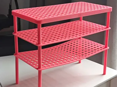 Storage Shelf — Infinitely expandable upwards and lengthwise