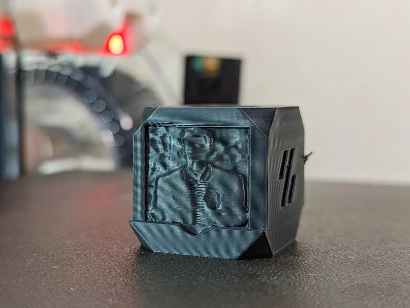Rickroll Voron Calibration Cube