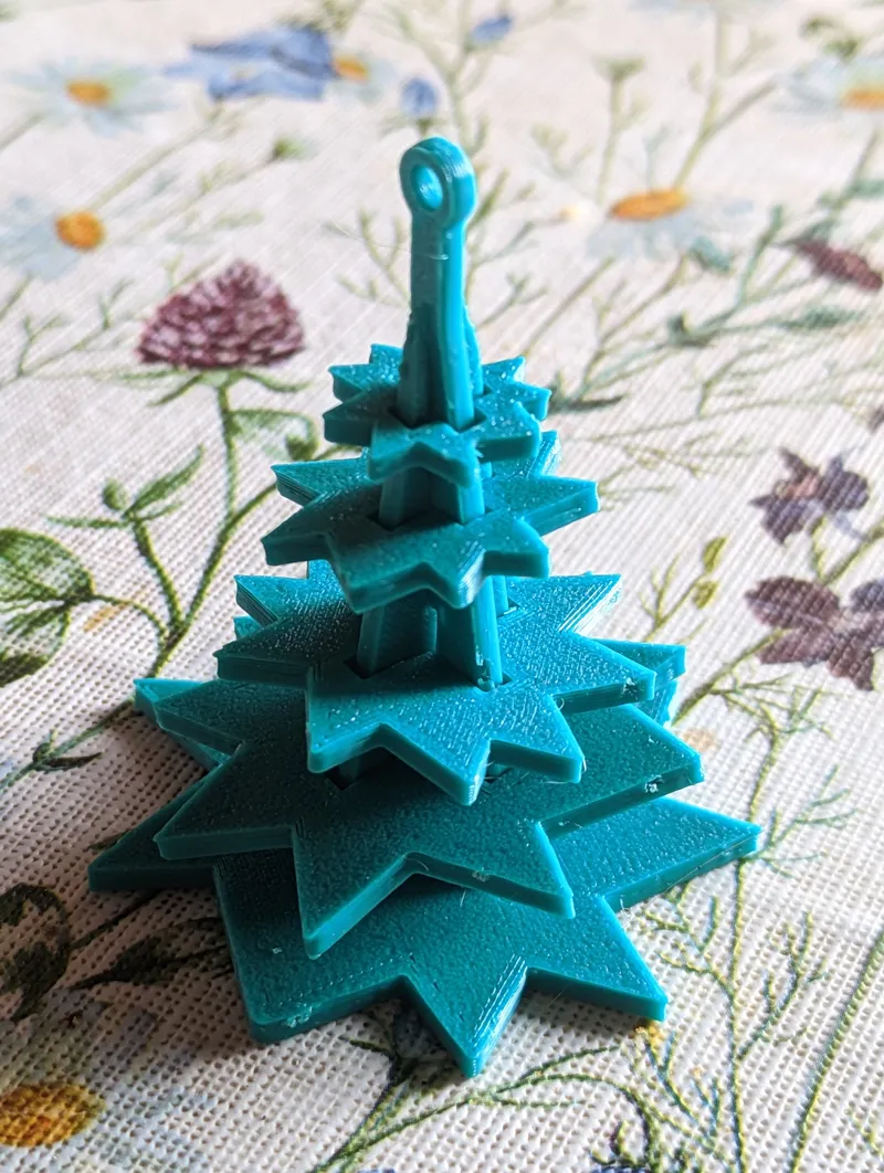 Printable Christmas Tree Card