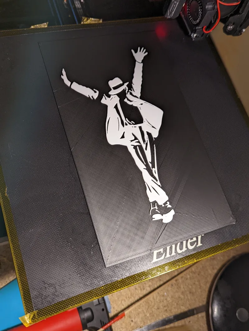 Michael Jackson silhouette Wall Art  