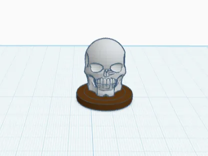 cool looking skull of stand #dnd