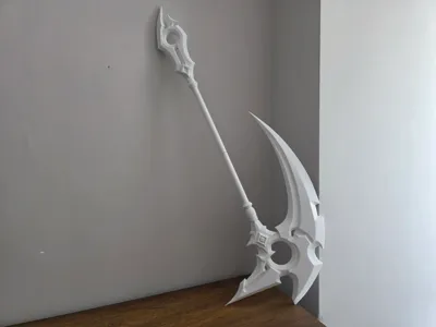 Crimson Eclipse - Dark Fantasy Axe