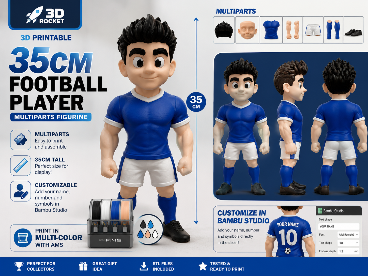 Football Player – Multi-Part – NO AMS