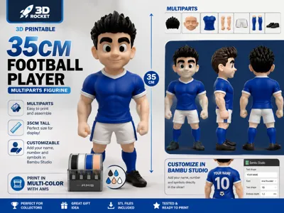 Football Player – Multi-Part – NO AMS