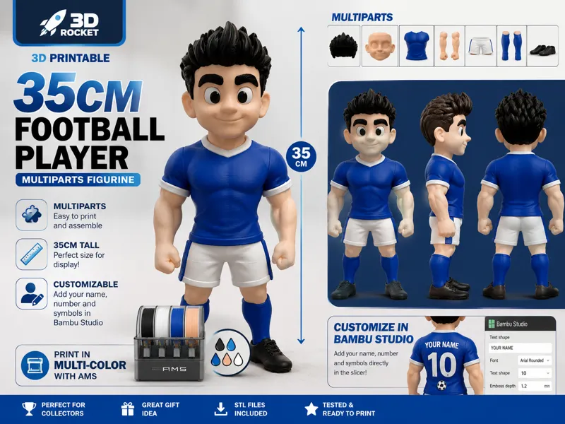 Football Player – Multi-Part – NO AMS