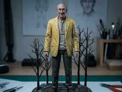 Old Man in Wellow Serie From