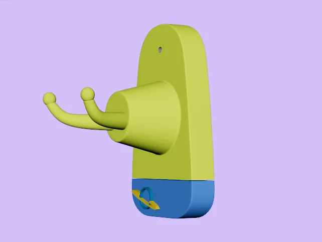 Support mural guitar alien